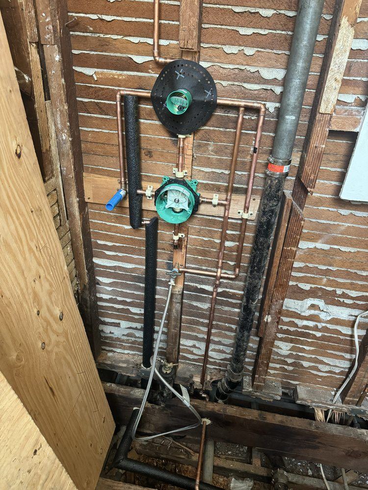 Copper repipe manifold